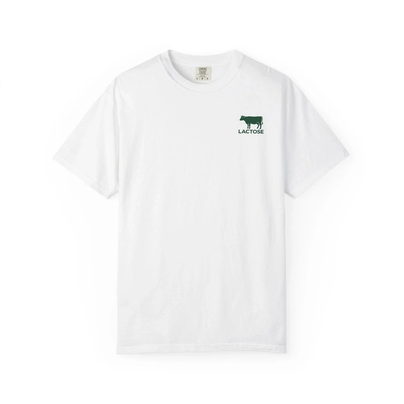 Lactose Cow Funny  Pun T-Shirt | Crocodile Parody Graphic Tee White Unisex T-shirt, Sweatshirt, Hoodie, Long Sleeve Tee - T-Shirt, Sweatshirt, Hoodie