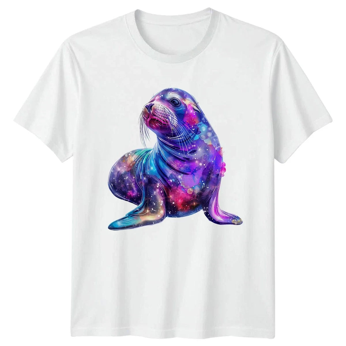 Galaxy Seal T-Shirt Marine Animal Lover Gift For Him And Her Unisex T-shirt, Sweatshirt, Hoodie, Long Sleeve Tee - T-Shirt, Sweatshirt, Hoodie
