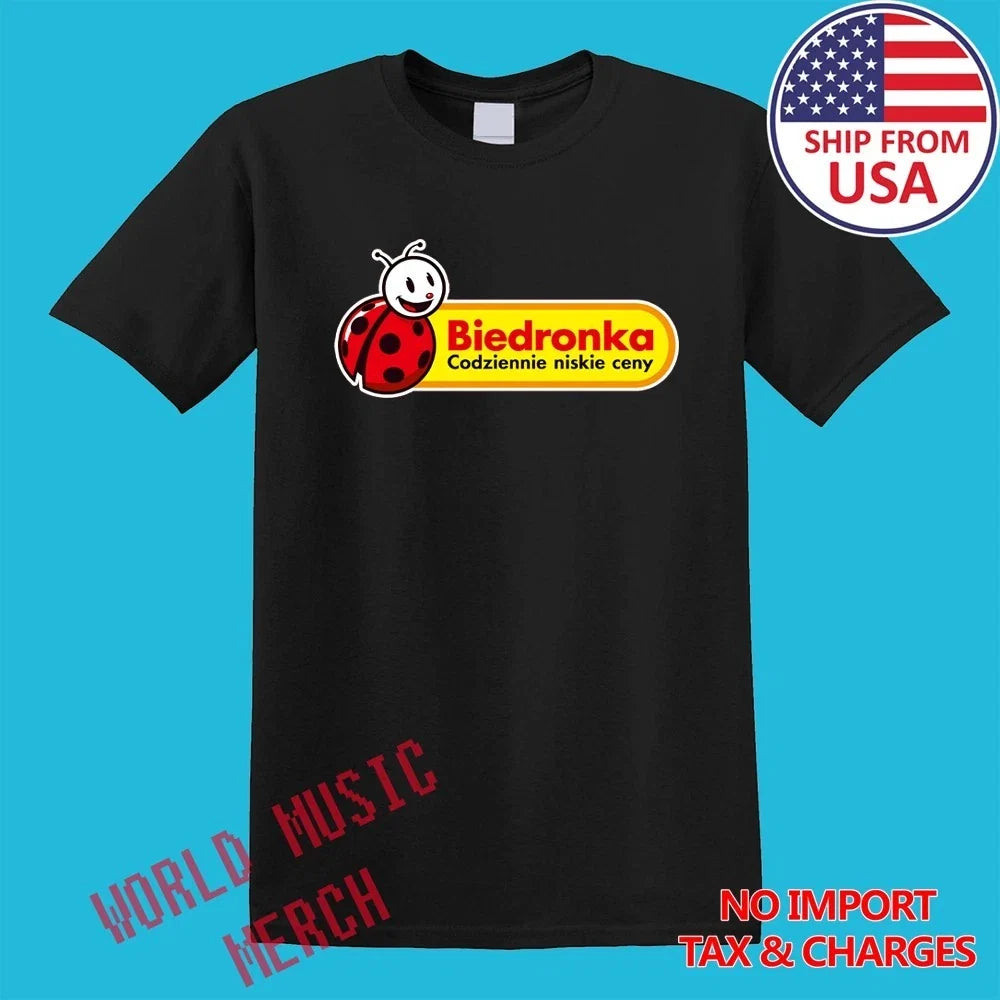 Biedronka Supermarket Men's Black Size S-5XL Unisex T-shirt, Sweatshirt, Hoodie, Long Sleeve Tee - T-Shirt, Sweatshirt, Hoodie