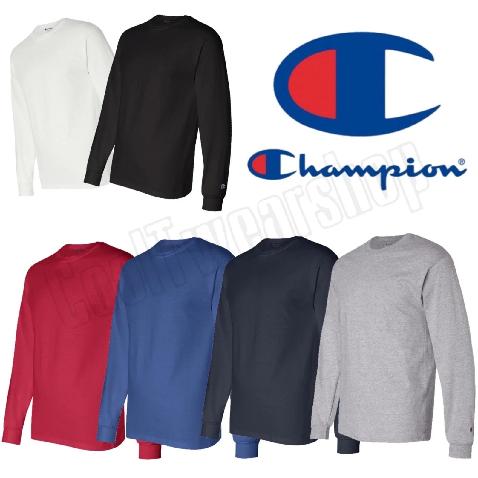 Champion CC8C Men Long Sleeves T-Shirt S,M,L,XL Unisex T-shirt, Sweatshirt, Hoodie, Long Sleeve Tee - T-Shirt, Sweatshirt, Hoodie
