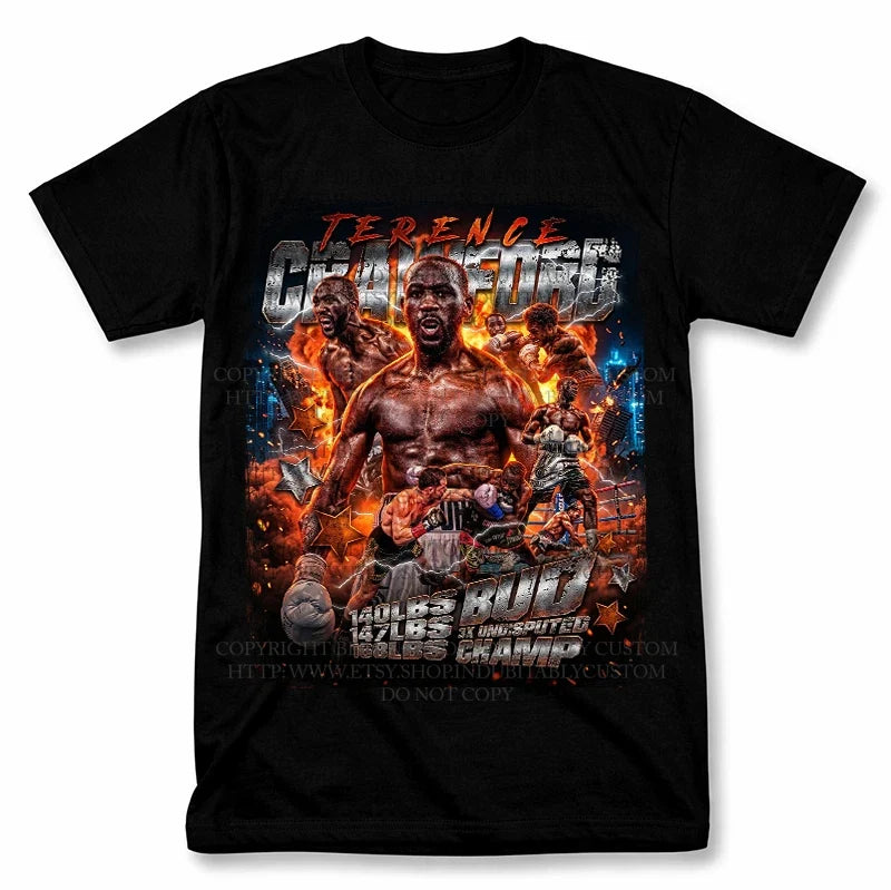 Terence Crawford Bootleg Graphic T Shirt Vintage Style Boxing Fan Tee Unisex T-shirt, Sweatshirt, Hoodie, Long Sleeve Tee - T-Shirt, Sweatshirt, Hoodie