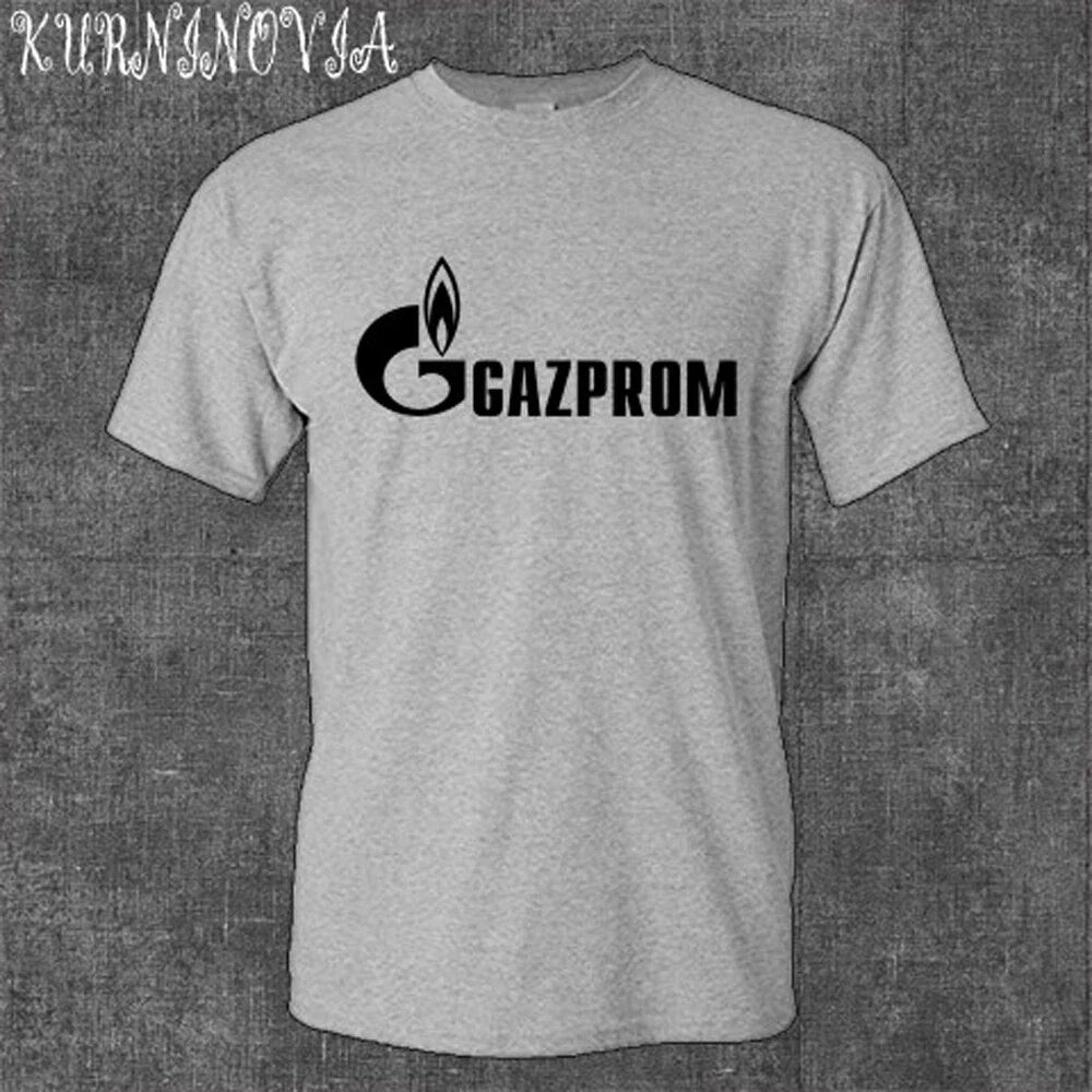 Gazprom Russian Oil Company Men's Gray Size S to 5XL Unisex T-shirt, Sweatshirt, Hoodie, Long Sleeve Tee - T-Shirt, Sweatshirt, Hoodie