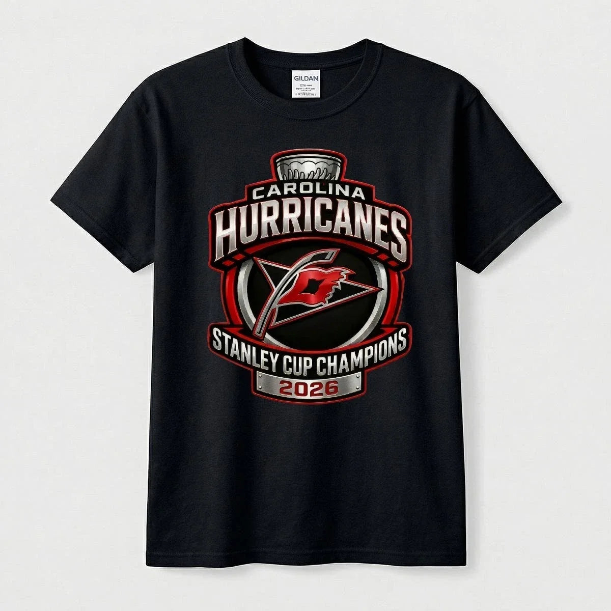 Carolina Hurricanes Stanley Cup Champions 2026, Soft Cotton Shirt. Unisex T-shirt, Sweatshirt, Hoodie, Long Sleeve Tee - T-Shirt, Sweatshirt, Hoodie
