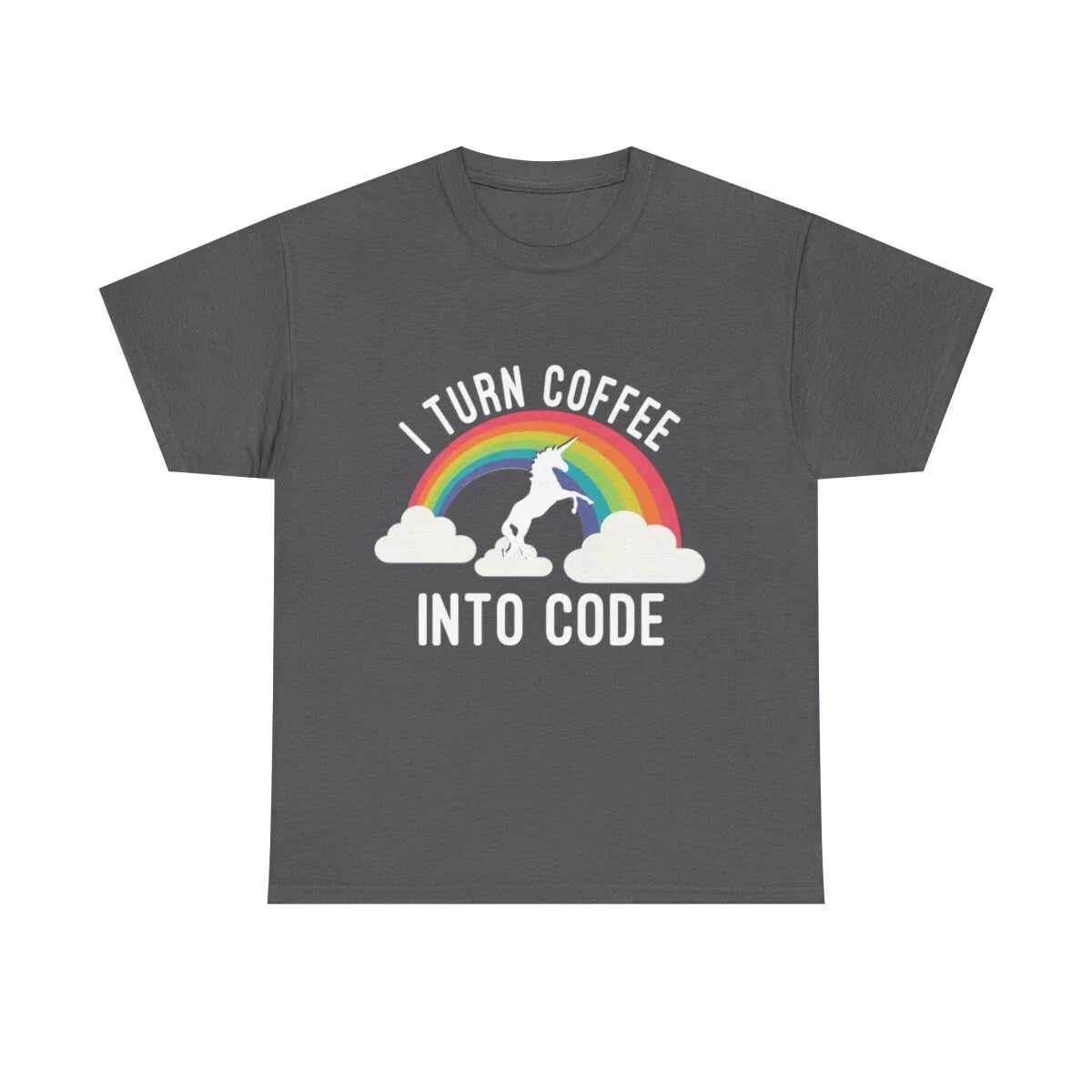 I Turn Coffee Into Code Graphic Tee Shirt, S-5XL Unisex T-shirt, Sweatshirt, Hoodie, Long Sleeve Tee - T-Shirt, Sweatshirt, Hoodie