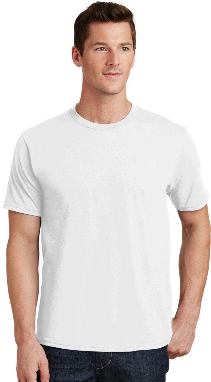 Port & Company Mens Short Sleeve Essential Crew Neck Stylish T-Shirt Heavy Duty Unisex T-shirt, Sweatshirt, Hoodie, Long Sleeve Tee - T-Shirt, Sweatshirt, Hoodie