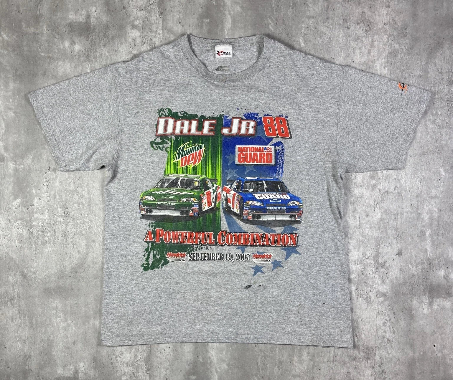 Vintage Y2K Dale Jr 88 T Shirt Gray Chase Authentics Racing NASCAR Mens size L Unisex T-shirt, Sweatshirt, Hoodie, Long Sleeve Tee - T-Shirt, Sweatshirt, Hoodie