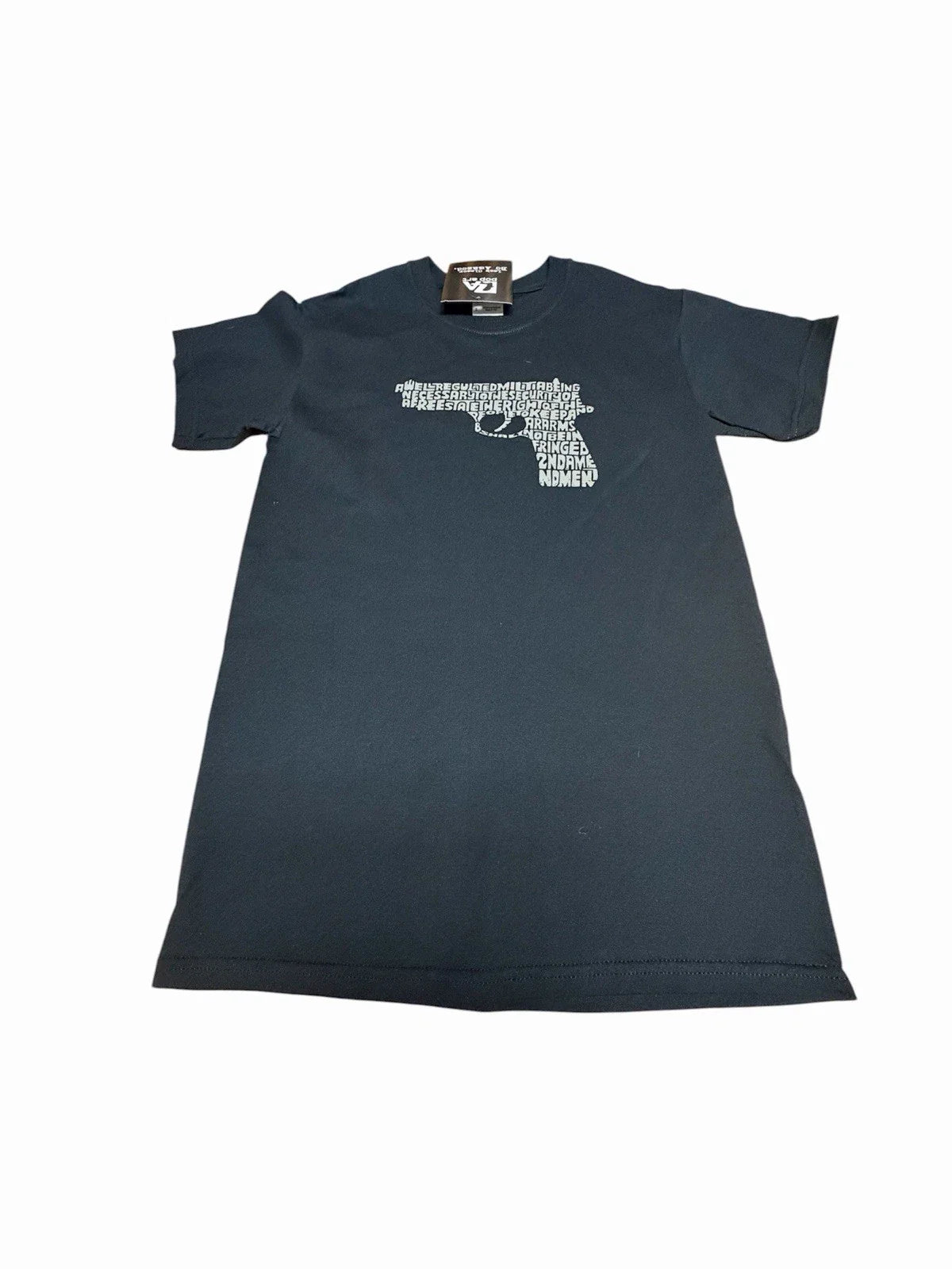 LA Pop Art Gun T-Shirt Men's Unisex Size Small Black Unisex T-shirt, Sweatshirt, Hoodie, Long Sleeve Tee - T-Shirt, Sweatshirt, Hoodie