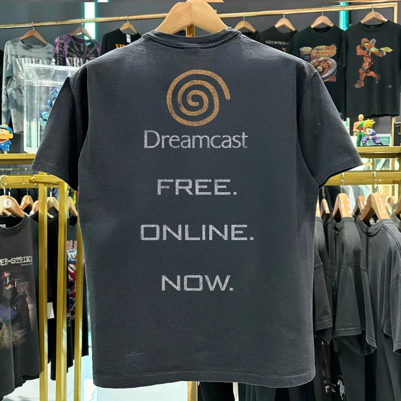 90s Sega Dreamcast Size Classic T-Shirt Black XL Unisex T-shirt, Sweatshirt, Hoodie, Long Sleeve Tee - T-Shirt, Sweatshirt, Hoodie
