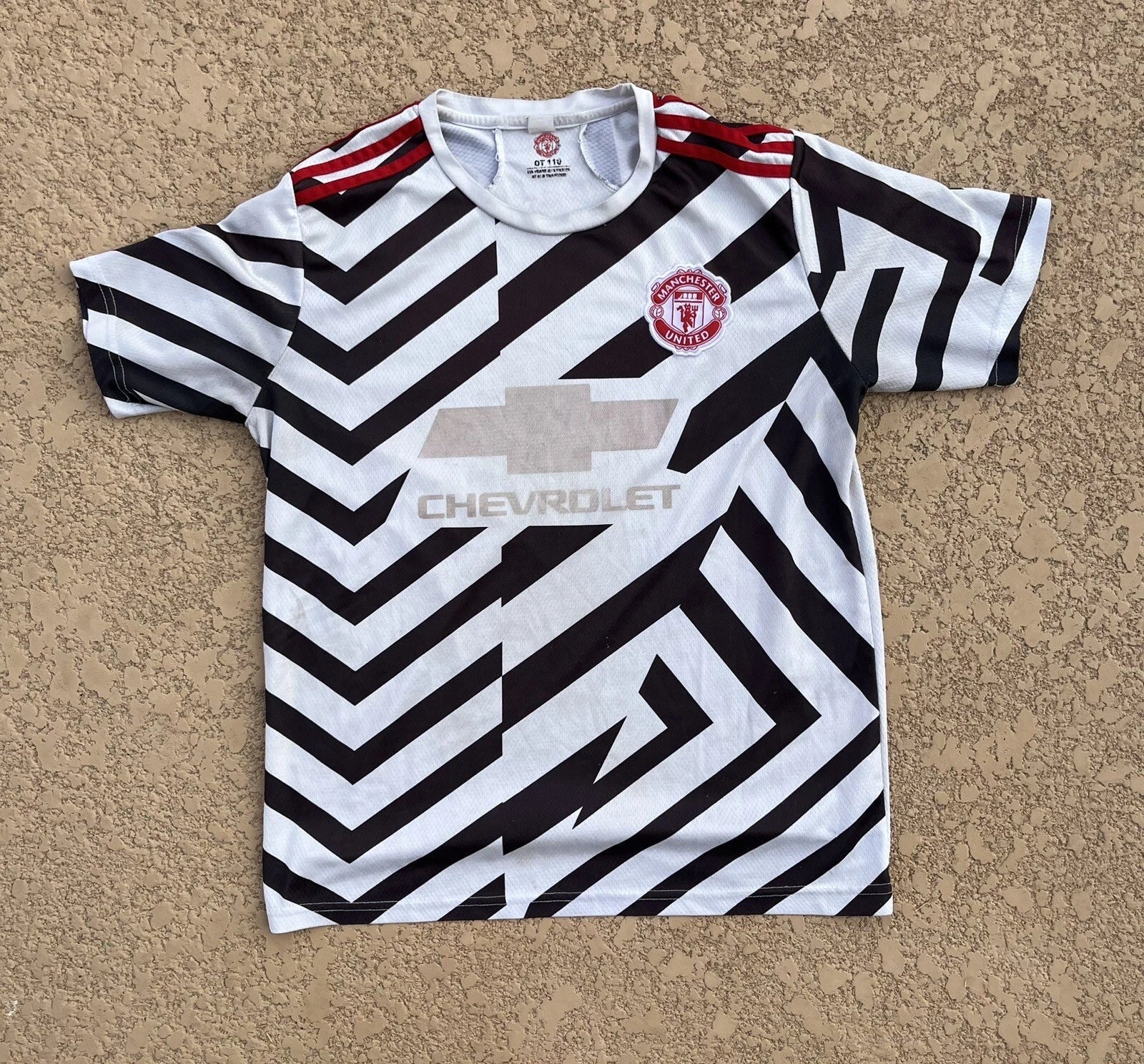 Rare Vintage Manchester United Chevrolet Soccer Jersey SZ M All Over Print M Unisex T-shirt, Sweatshirt, Hoodie, Long Sleeve Tee - T-Shirt, Sweatshirt, Hoodie