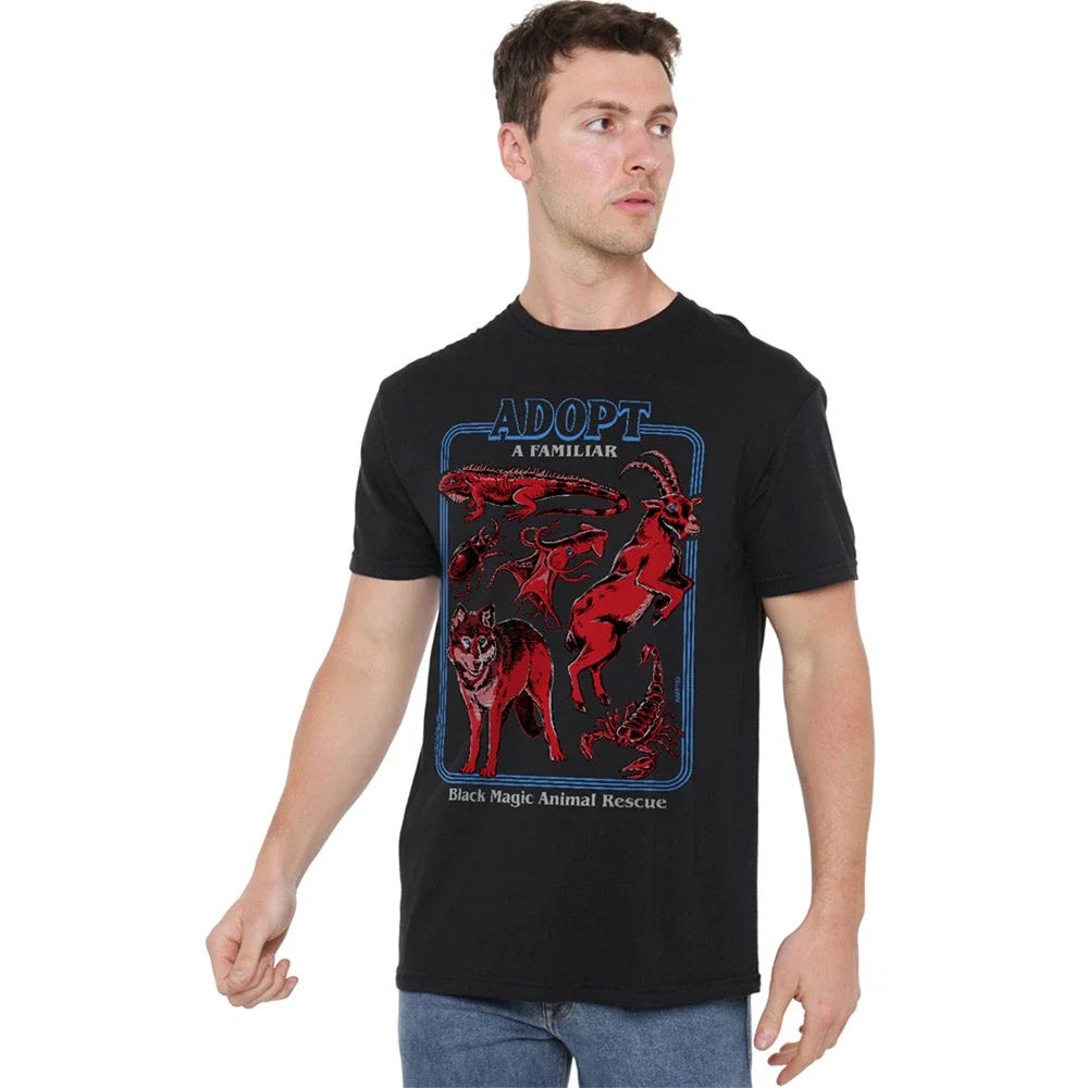 Steven Rhodes Adopt A Familiar Part 3 Unisex T-Shirt S-5XL, Black Unisex T-shirt, Sweatshirt, Hoodie, Long Sleeve Tee - T-Shirt, Sweatshirt, Hoodie