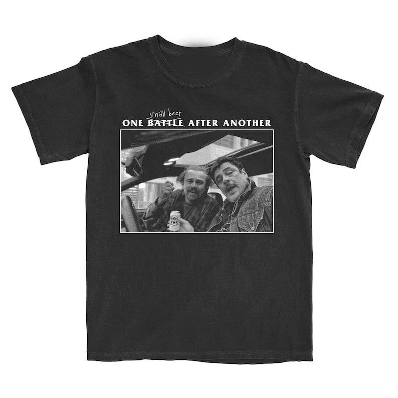 One Small Beer After Another shirt for fans of comedy memes and film One Battle Unisex T-shirt, Sweatshirt, Hoodie, Long Sleeve Tee - T-Shirt, Sweatshirt, Hoodie