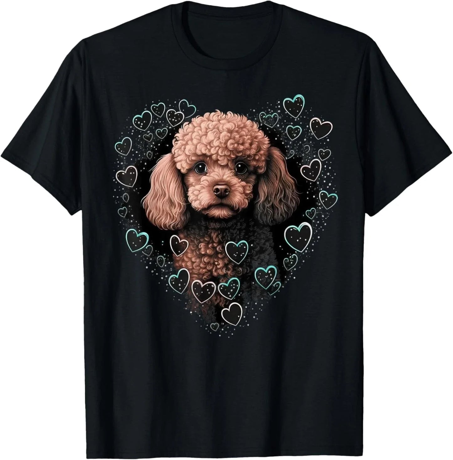 Toy Poodle Love Heart for Valentines Day on Poodle T-Shirt Unisex T-shirt, Sweatshirt, Hoodie, Long Sleeve Tee - T-Shirt, Sweatshirt, Hoodie