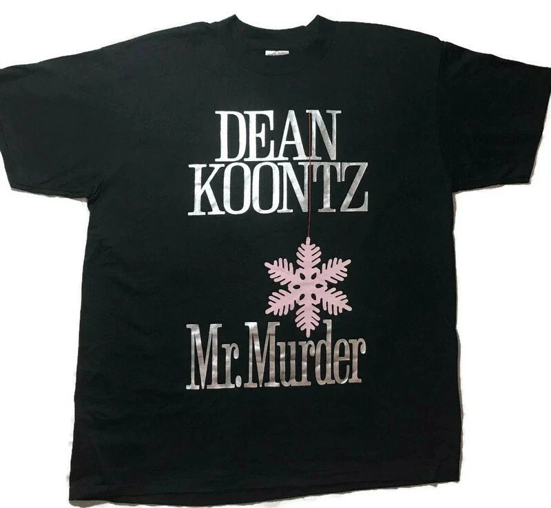 1993 Dean Koontz Mr. Murder Shirt sz XL Mens Womens black Unisex NWOT Unisex T-shirt, Sweatshirt, Hoodie, Long Sleeve Tee - T-Shirt, Sweatshirt, Hoodie