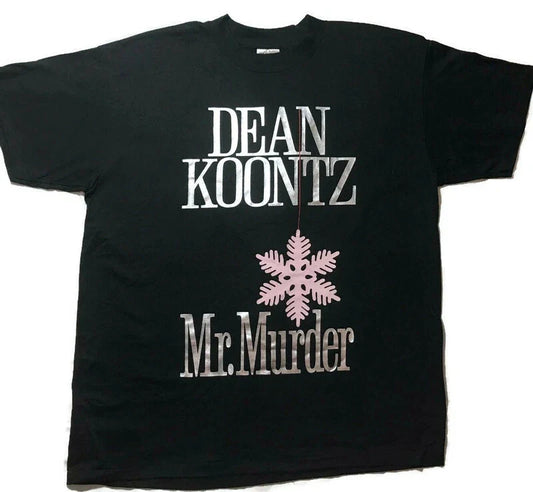 1993 Dean Koontz Mr. Murder Shirt sz XL Mens Womens black Unisex NWOT Unisex T-shirt, Sweatshirt, Hoodie, Long Sleeve Tee - T-Shirt, Sweatshirt, Hoodie