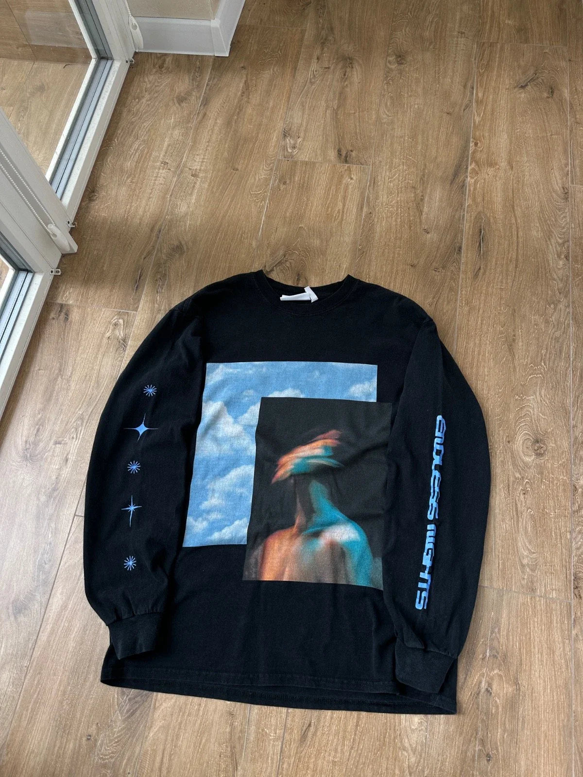 Endless Nights Cotton men's Y2K Longsleeve t shirt Size: L Unisex T-shirt, Sweatshirt, Hoodie, Long Sleeve Tee - T-Shirt, Sweatshirt, Hoodie