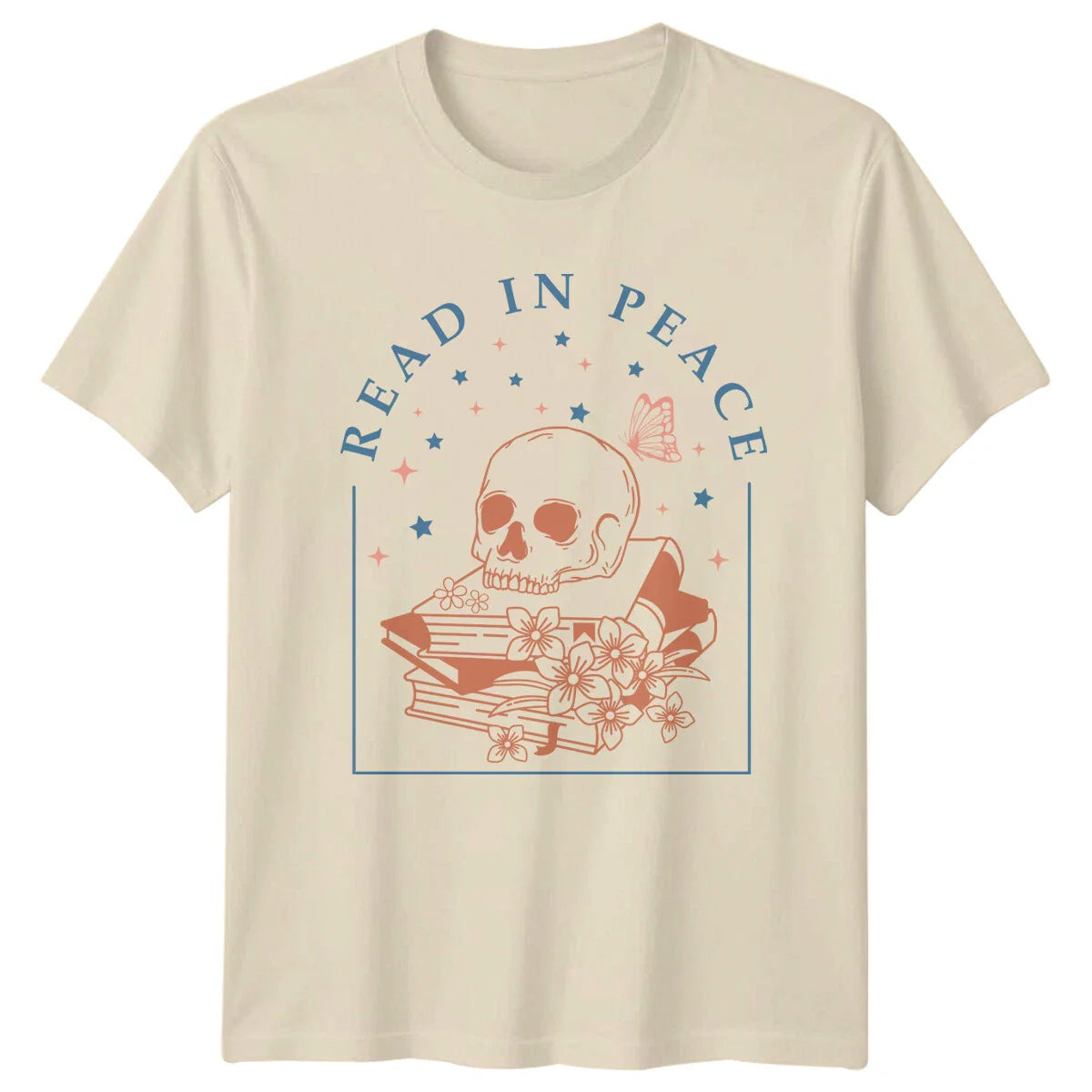 Read In Peace Skull Books T-Shirt Gothic Reader Gift Bookworm Tee Unisex T-shirt, Sweatshirt, Hoodie, Long Sleeve Tee - T-Shirt, Sweatshirt, Hoodie