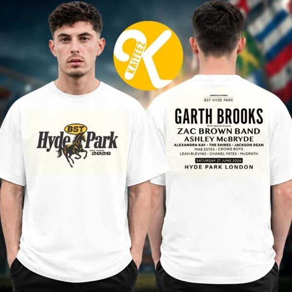 BST Hyde @Park Festival 2026 Garth Brooks Event Two Sided Unisex T-Shirt Unisex T-shirt, Sweatshirt, Hoodie, Long Sleeve Tee - T-Shirt, Sweatshirt, Hoodie