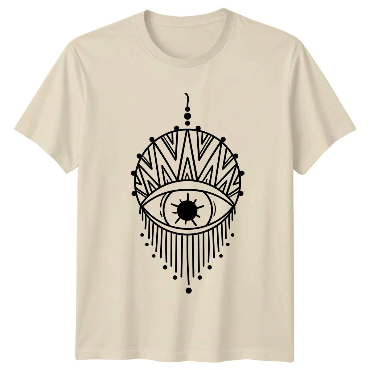 Mystical All Seeing Eye Boho T-Shirt Spiritual Symbol Occult Design Unisex T-shirt, Sweatshirt, Hoodie, Long Sleeve Tee - T-Shirt, Sweatshirt, Hoodie