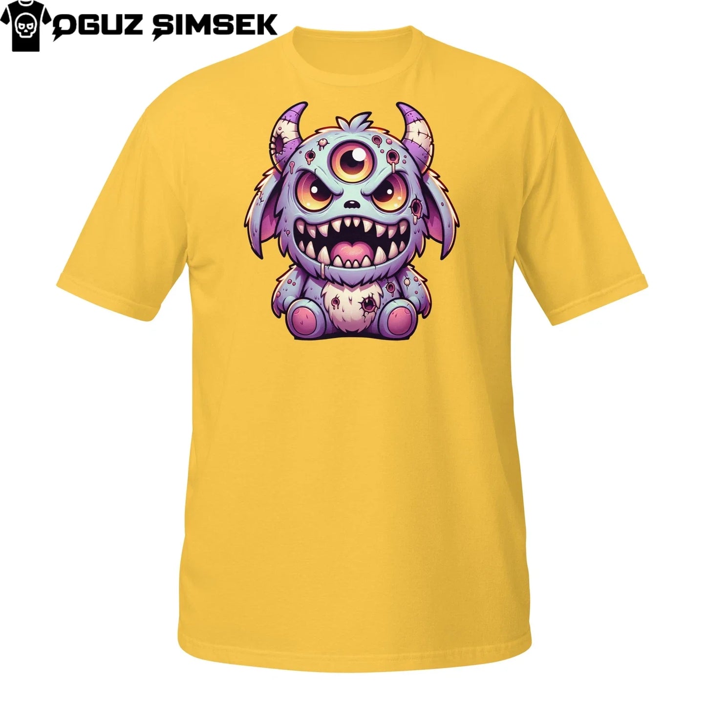 3-Eyed Cute Monster T-Shirt | Pastel Goth Plush Horror Design | Creepy Kawaii Unisex T-shirt, Sweatshirt, Hoodie, Long Sleeve Tee - T-Shirt, Sweatshirt, Hoodie