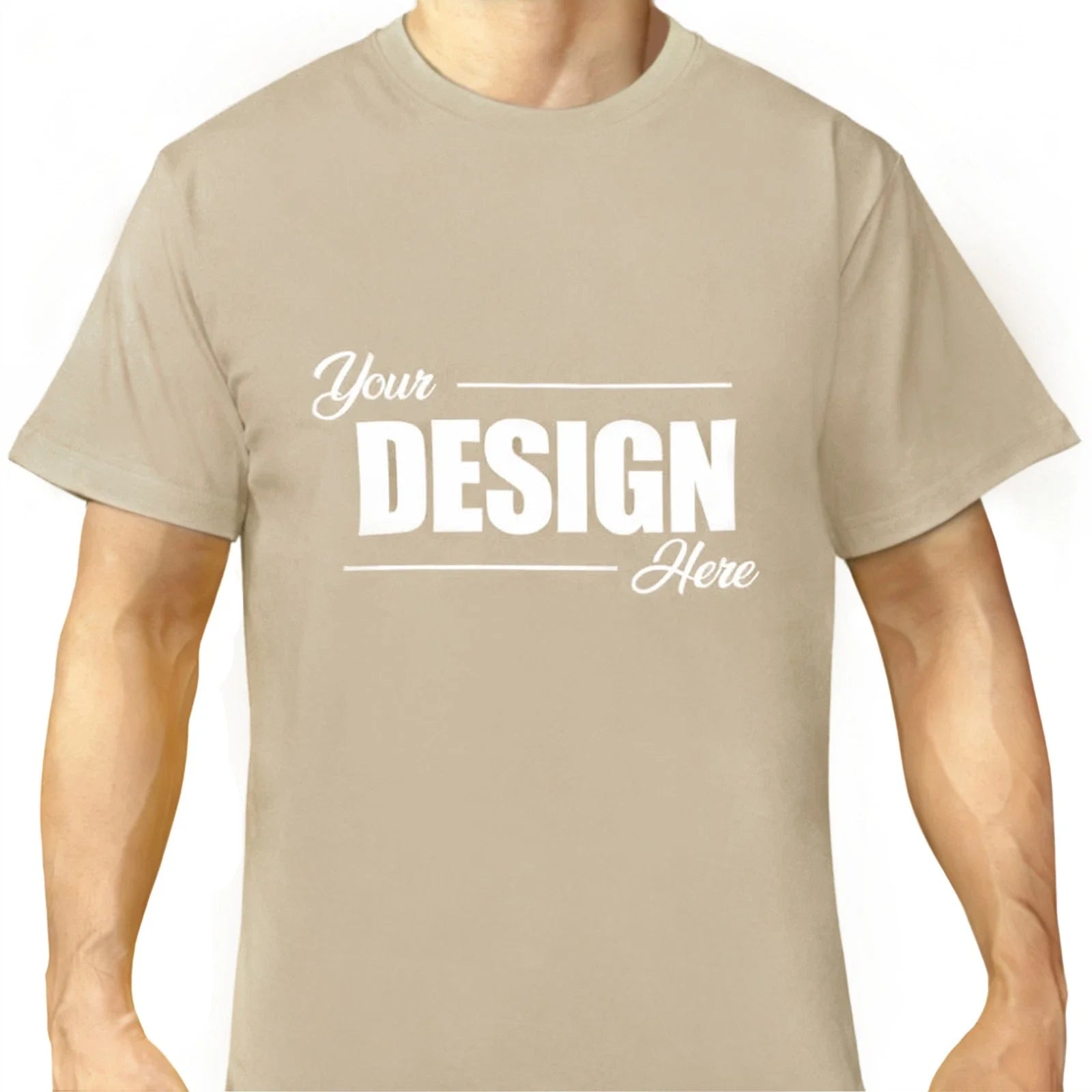 Anley Personalized T-Shirts 100% Cotton Custom Unisex Logo Tee Customized Shirts Unisex T-shirt, Sweatshirt, Hoodie, Long Sleeve Tee - T-Shirt, Sweatshirt, Hoodie