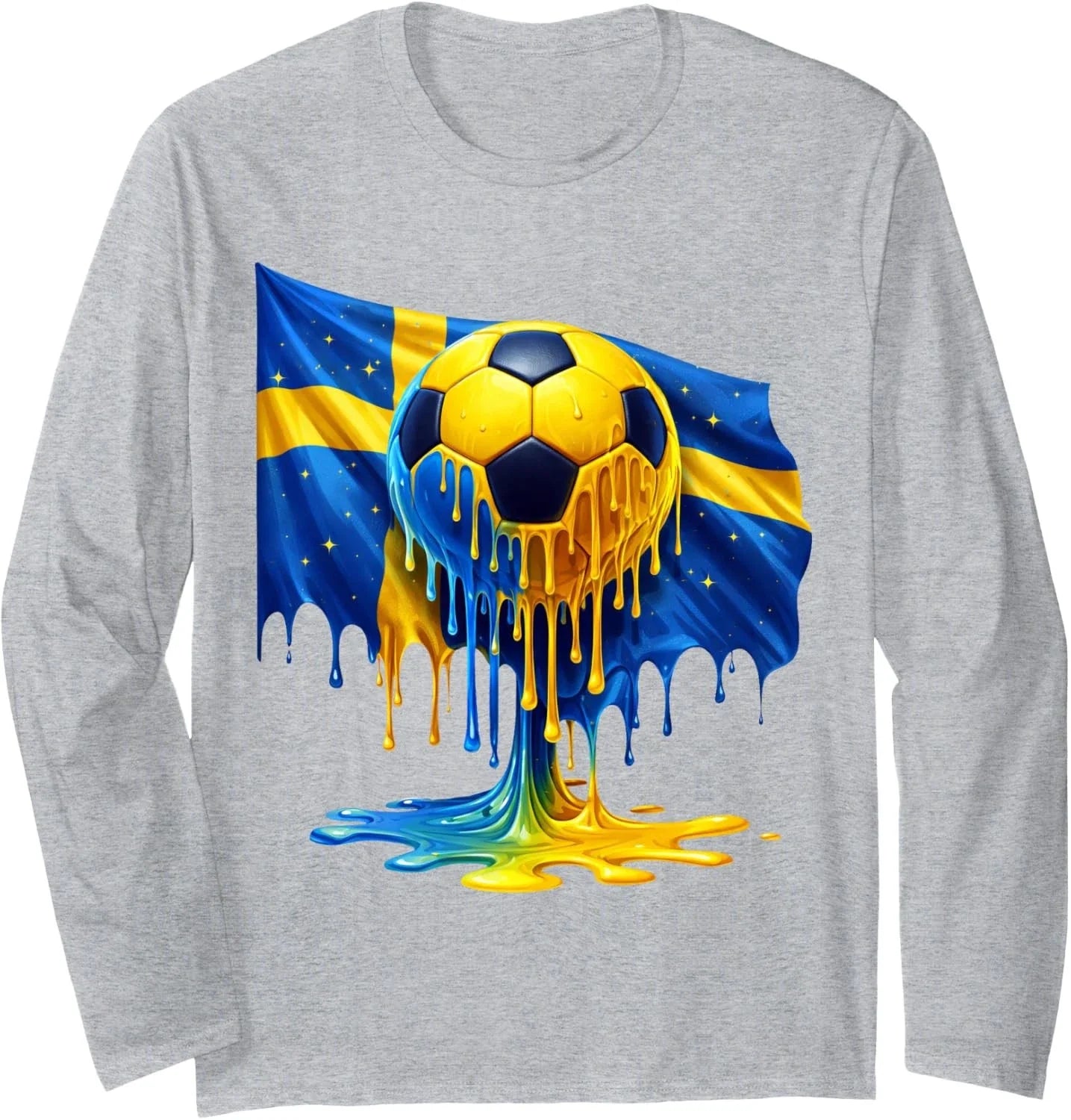 Soccer Sweden Long Sleeve T-Shirt Unisex T-shirt, Sweatshirt, Hoodie, Long Sleeve Tee - T-Shirt, Sweatshirt, Hoodie