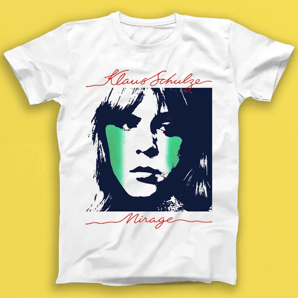 Klaus Schulze Mirage Electronic Music Gift Tee T Shirt 2008 Unisex T-shirt, Sweatshirt, Hoodie, Long Sleeve Tee - T-Shirt, Sweatshirt, Hoodie