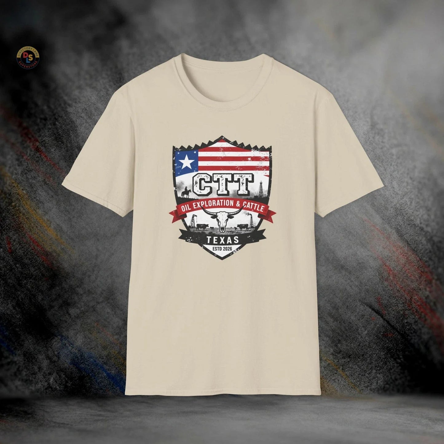 Landman CTT Oil & Cattle Company T-Shirt | Softstyle Tee Unisex T-shirt, Sweatshirt, Hoodie, Long Sleeve Tee - T-Shirt, Sweatshirt, Hoodie
