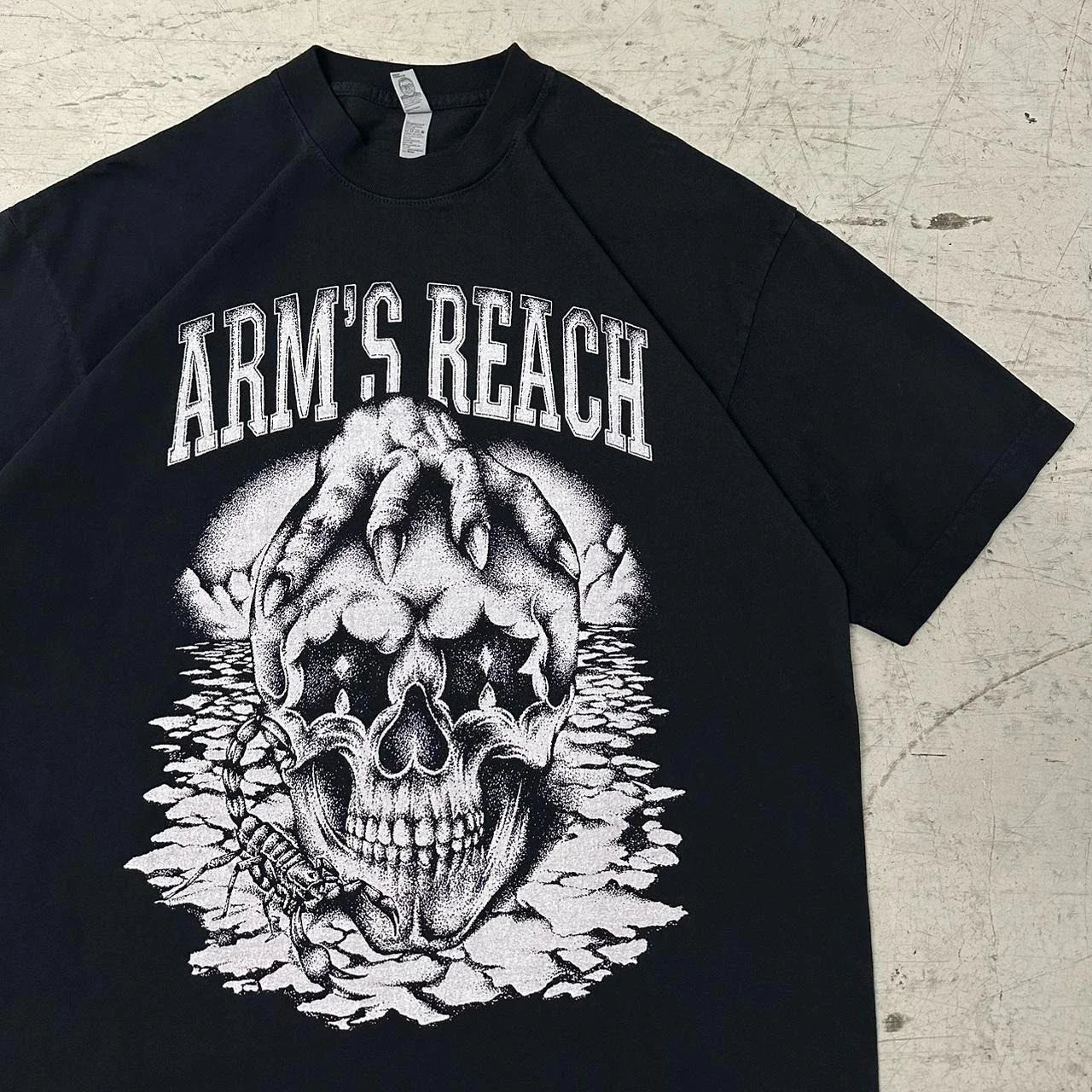 Y2K Grunge Skull Arms Reach T-Shirt Unisex T-shirt, Sweatshirt, Hoodie, Long Sleeve Tee - T-Shirt, Sweatshirt, Hoodie