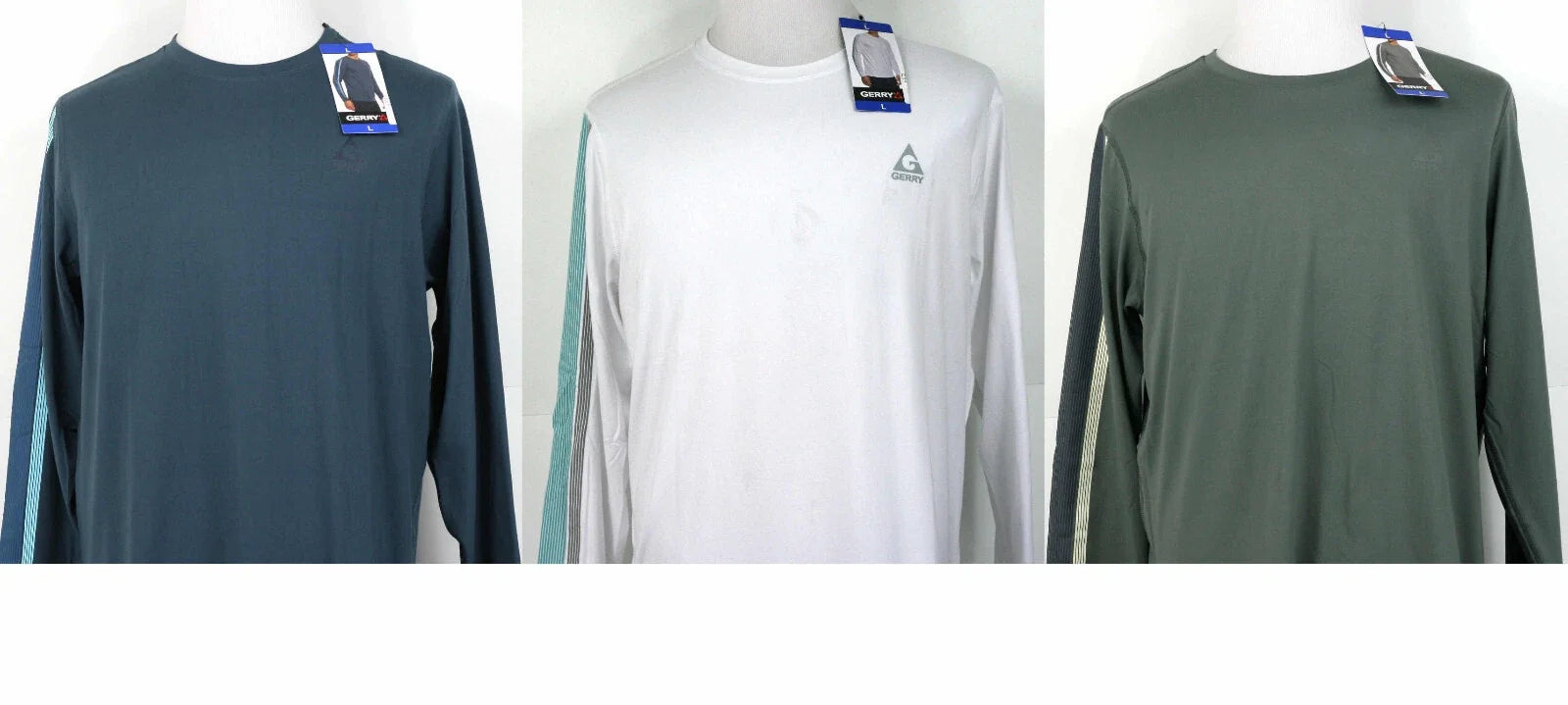 Gerry T-Shirt UPF 40+UV Protection Long Sleeve Crew Neck S,M,L,XL,2XL Unisex T-shirt, Sweatshirt, Hoodie, Long Sleeve Tee - T-Shirt, Sweatshirt, Hoodie