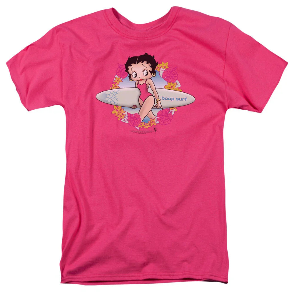 Betty Boop "Boop Surf" T-Shirt Unisex T-shirt, Sweatshirt, Hoodie, Long Sleeve Tee - T-Shirt, Sweatshirt, Hoodie