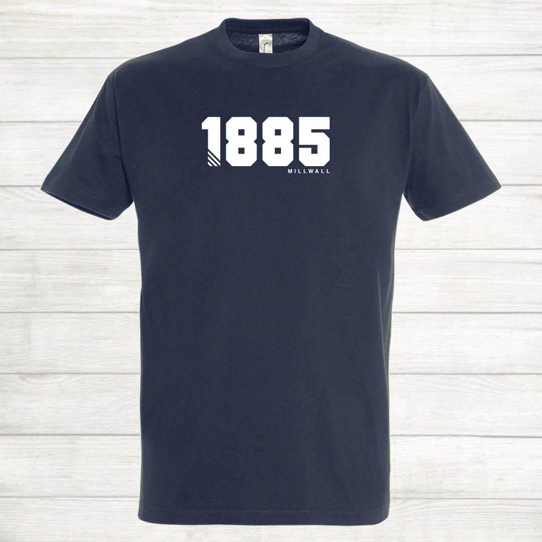 Millwall Football Shirt 1885 Est Year Retro Gift Casual Lions T Shirt Unisex T-shirt, Sweatshirt, Hoodie, Long Sleeve Tee - T-Shirt, Sweatshirt, Hoodie