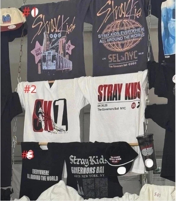 Stray Kids Governors Ball T-Shirt 2026 Reprint Unisex T-shirt, Sweatshirt, Hoodie, Long Sleeve Tee - T-Shirt, Sweatshirt, Hoodie