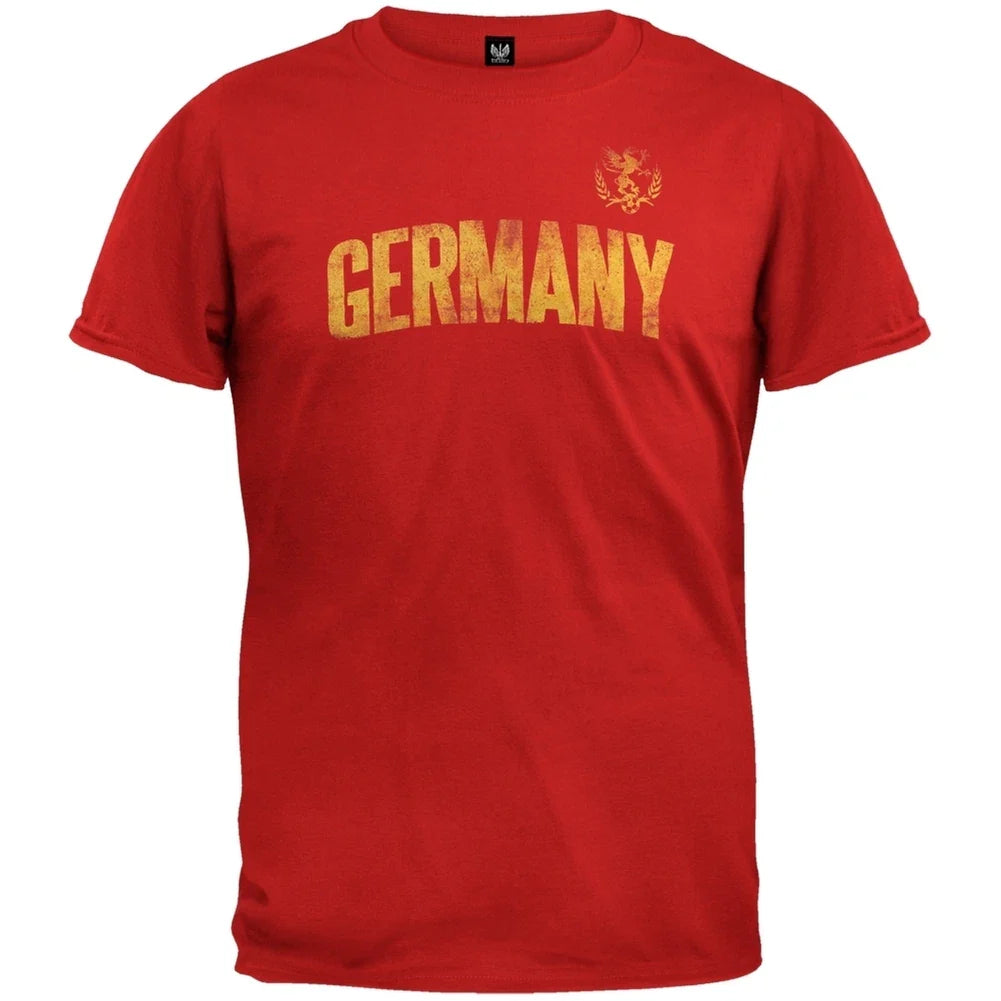 Germany Distressed Soccer Soft Adult Mens T-Shirt Unisex T-shirt, Sweatshirt, Hoodie, Long Sleeve Tee - T-Shirt, Sweatshirt, Hoodie