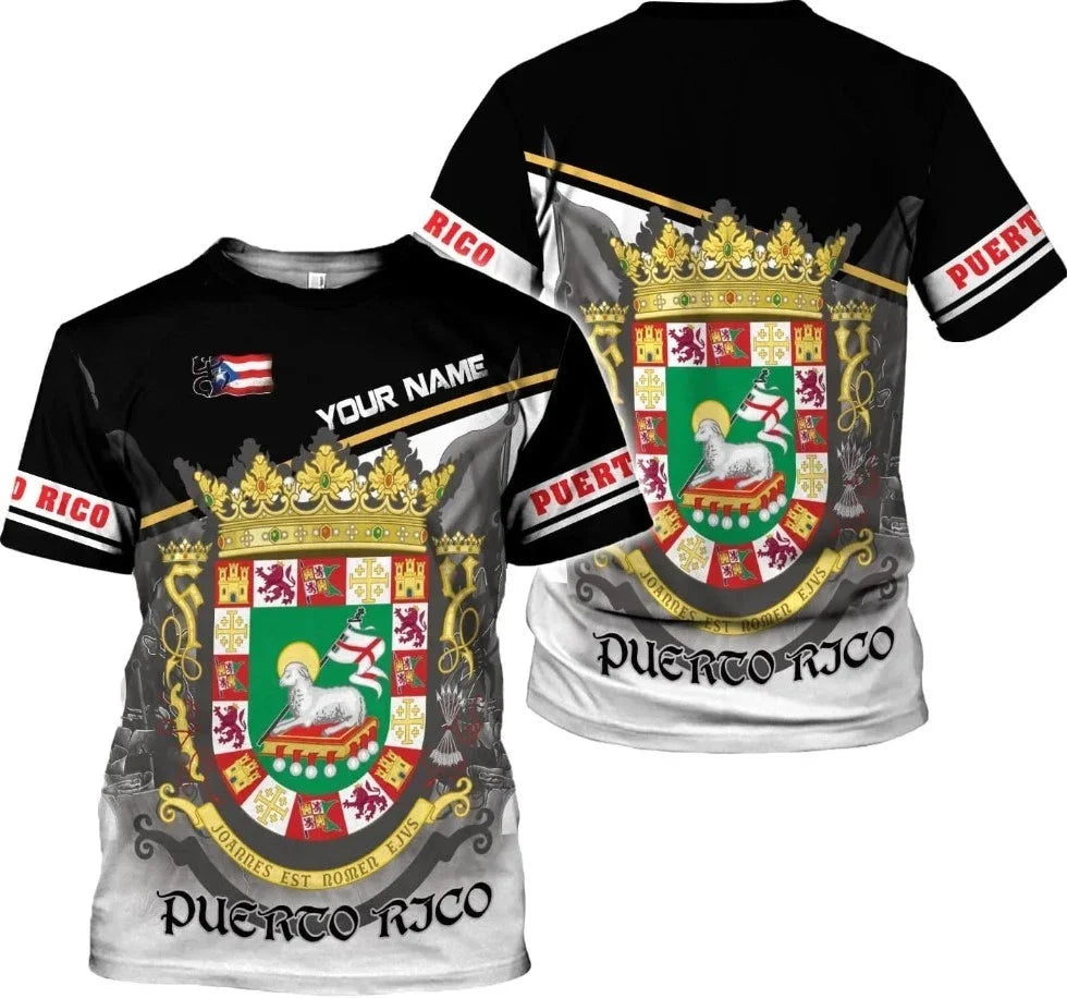 Personalized Name Puerto Rico Shirt, Customized Puerto Rico Shirts for Men and W Unisex T-shirt, Sweatshirt, Hoodie, Long Sleeve Tee - T-Shirt, Sweatshirt, Hoodie