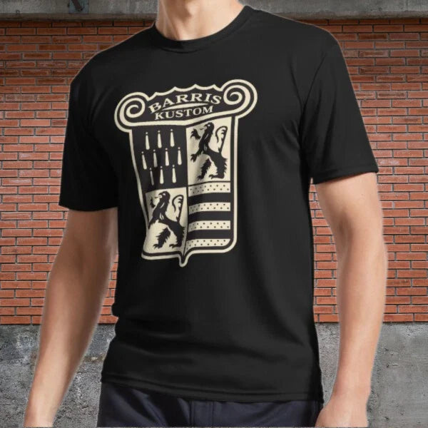 Barris Kustom Crest Black and Beige Active Logo T-Shirt Funny Size S to 5XL Unisex T-shirt, Sweatshirt, Hoodie, Long Sleeve Tee - T-Shirt, Sweatshirt, Hoodie