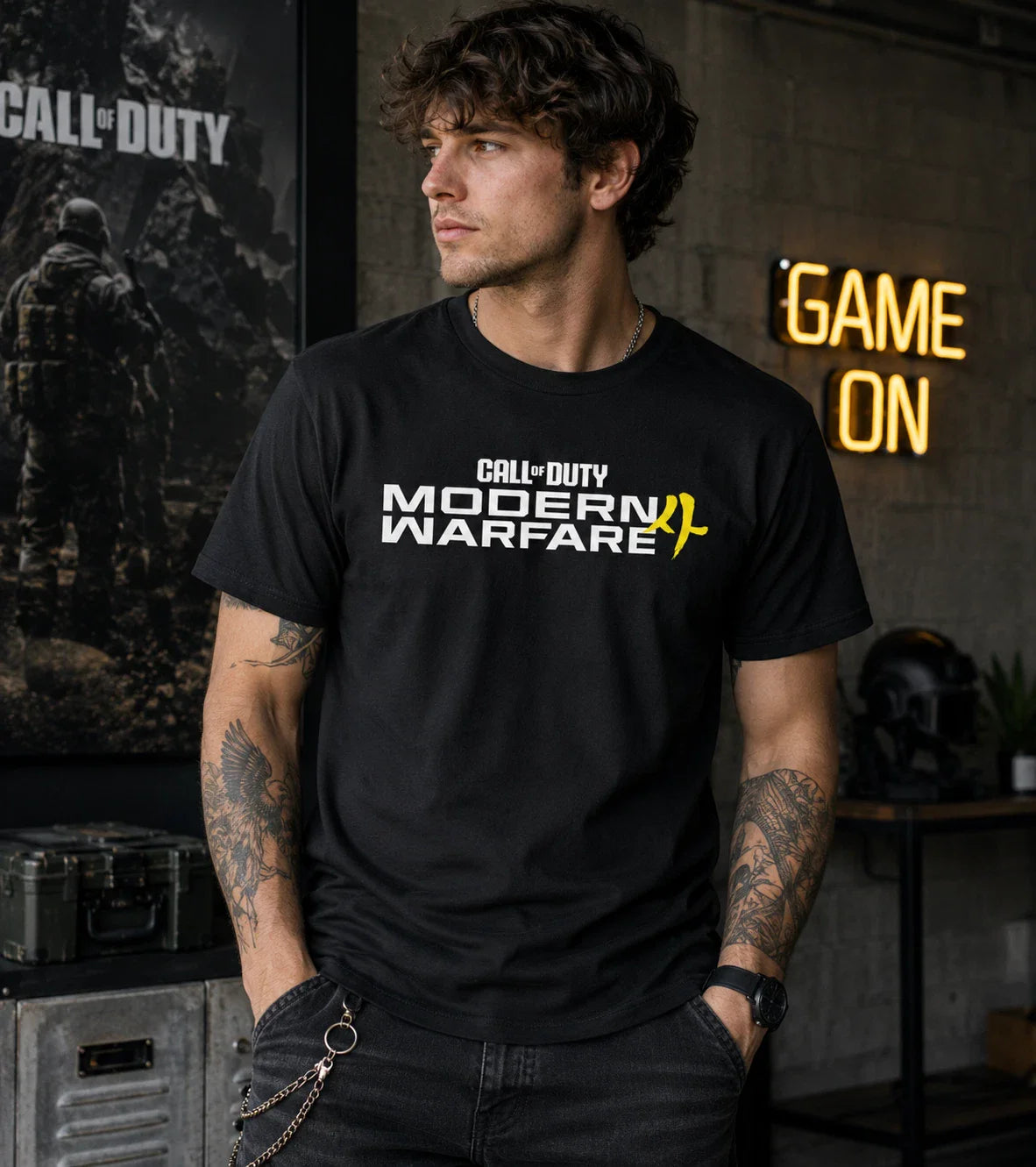 Call of Duty Modern Warfare 4 Logo T-Shirt, PS5 Xbox, CoD, Warzone Black Ops Top Unisex T-shirt, Sweatshirt, Hoodie, Long Sleeve Tee - T-Shirt, Sweatshirt, Hoodie