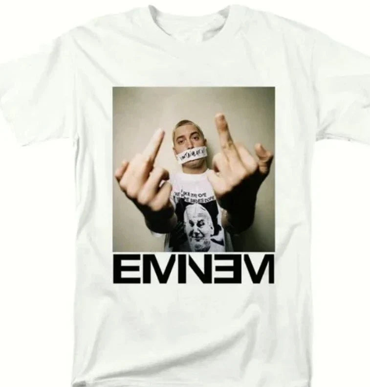 Eminem Vintage Middle Finger Funny Shirt, Eminem Cool Shirt For Men Unisex T-shirt, Sweatshirt, Hoodie, Long Sleeve Tee - T-Shirt, Sweatshirt, Hoodie