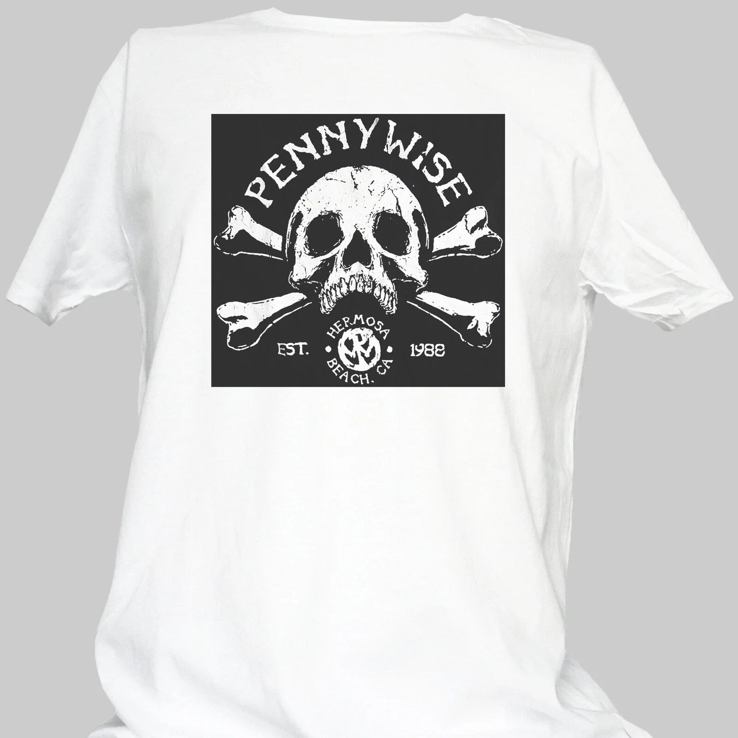 Pennywise Hardcore Punk Rock Short Sleeve White Unisex T-shirt S-3XL Unisex T-shirt, Sweatshirt, Hoodie, Long Sleeve Tee - T-Shirt, Sweatshirt, Hoodie
