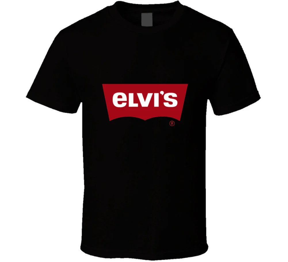 Elvis Mashup Levis Logo Funny T-shirt And Apparel T Shirt Unisex T-shirt, Sweatshirt, Hoodie, Long Sleeve Tee - T-Shirt, Sweatshirt, Hoodie