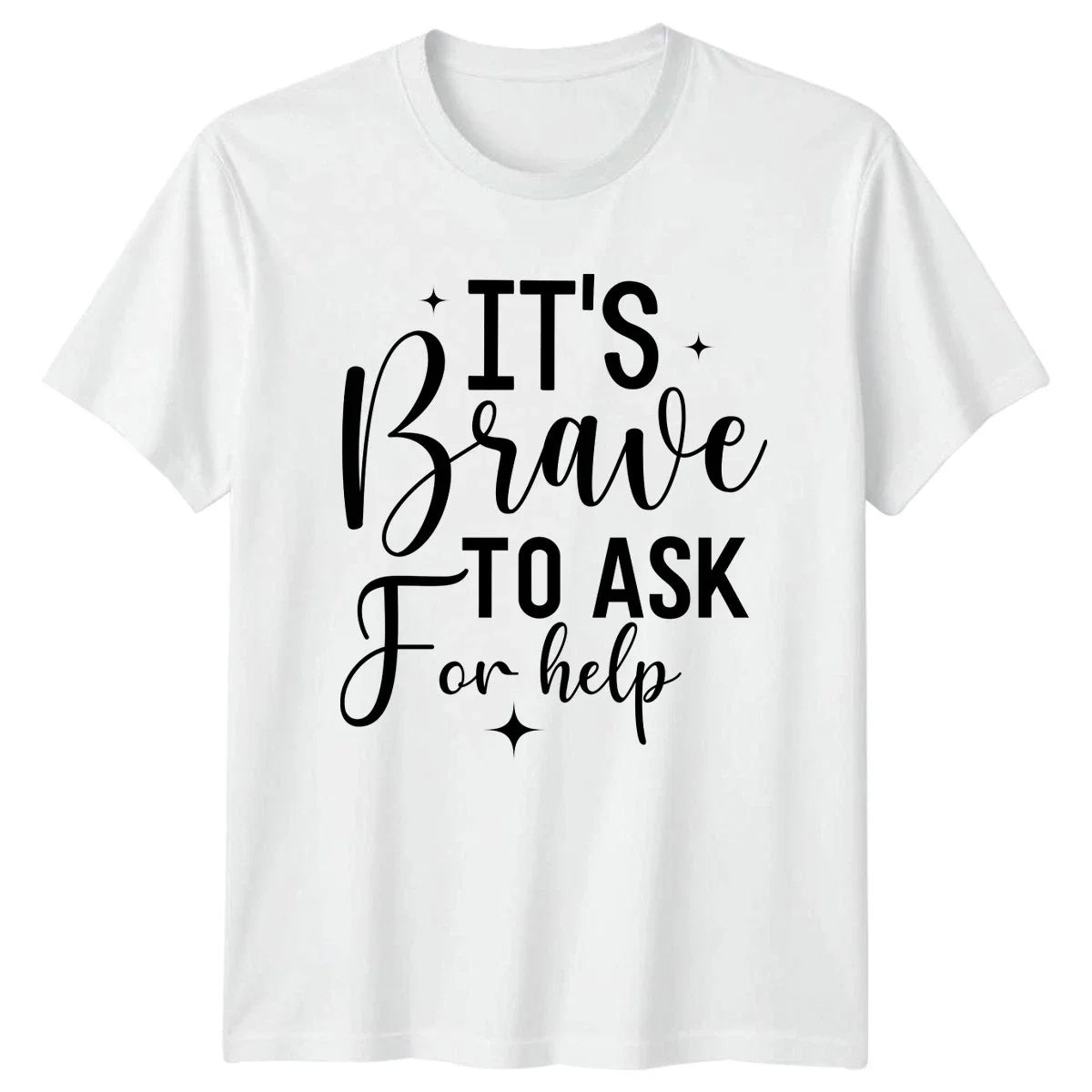 Its Brave To Ask T-Shirt Mental Health Awareness Gift For Him And Her Unisex T-shirt, Sweatshirt, Hoodie, Long Sleeve Tee - T-Shirt, Sweatshirt, Hoodie