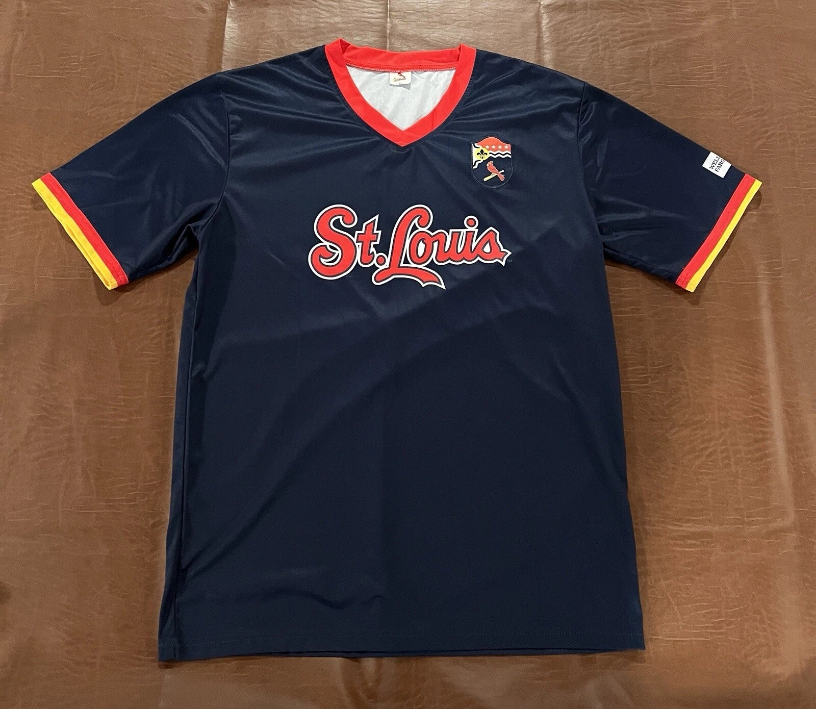 St Louis Cardinals Soccer Style Jersey SGA Adult Size XL Unisex T-shirt, Sweatshirt, Hoodie, Long Sleeve Tee - T-Shirt, Sweatshirt, Hoodie
