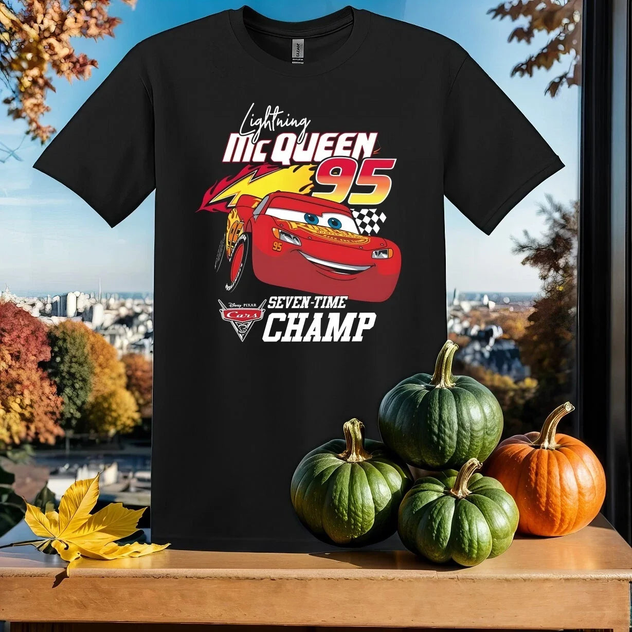 Vintage Lightning Mcqueen T-shirt T shirt Men Women Unisex Tshirt SY854 Unisex T-shirt, Sweatshirt, Hoodie, Long Sleeve Tee - T-Shirt, Sweatshirt, Hoodie