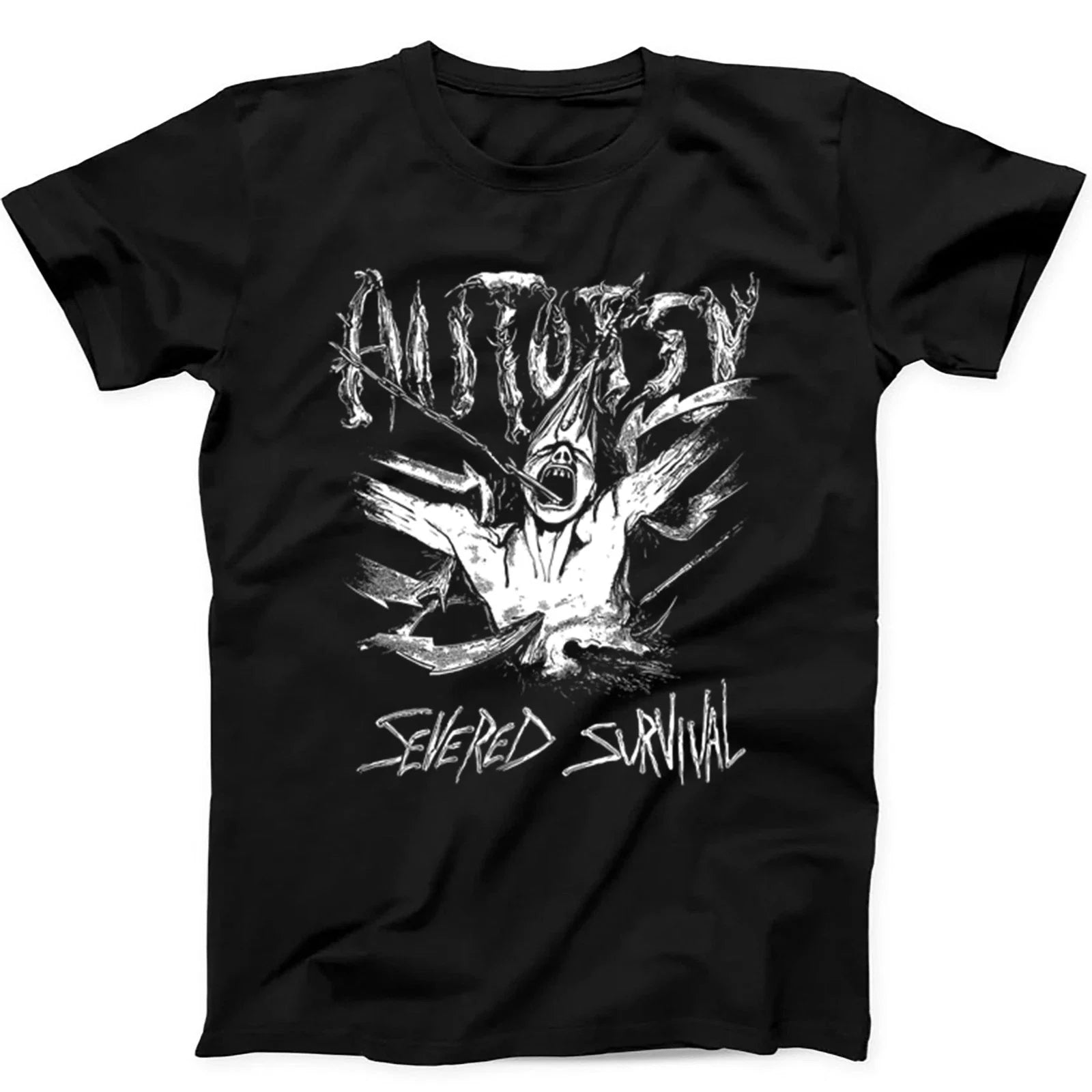 Autopsy Severed Survival Death Punk Rock   T Shirt Sweatshirt Hoodie 563 Unisex T-shirt, Sweatshirt, Hoodie, Long Sleeve Tee - T-Shirt, Sweatshirt, Hoodie