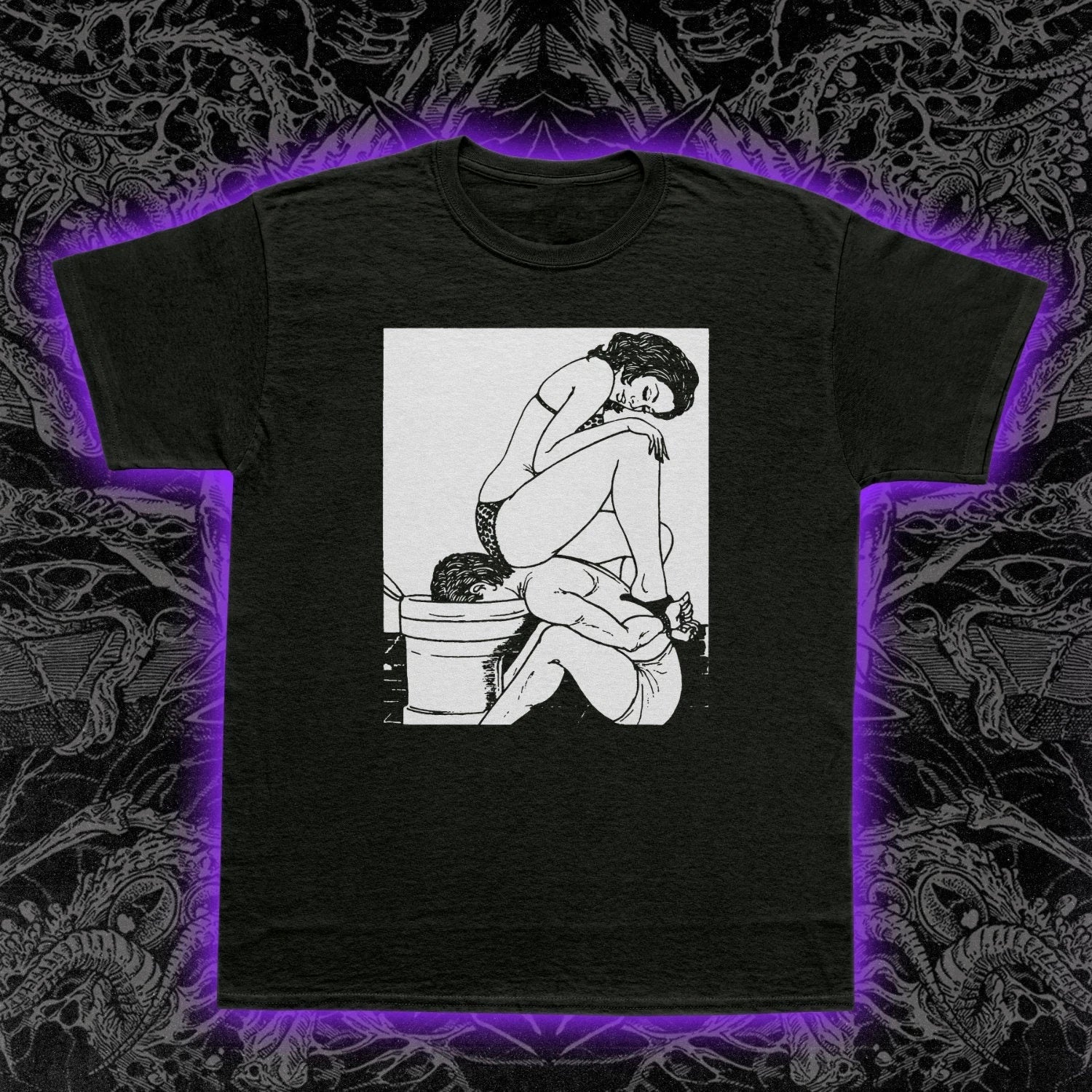 Toilet Slave T-Shirt Noise Industrial Punk Graphic Tee Disturbing Art Shirt Unisex T-shirt, Sweatshirt, Hoodie, Long Sleeve Tee - T-Shirt, Sweatshirt, Hoodie