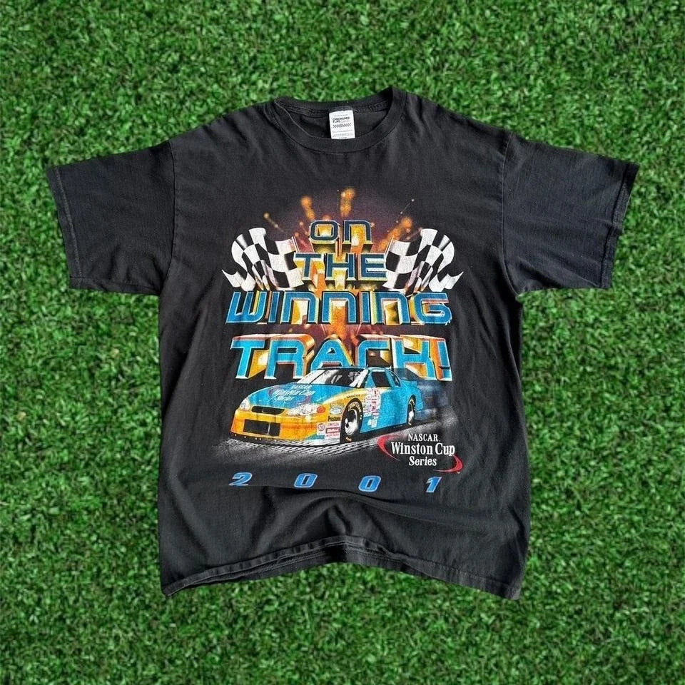 Vintage 2001 NASCAR Winston Cup Series T-Shirt XL Unisex T-shirt, Sweatshirt, Hoodie, Long Sleeve Tee - T-Shirt, Sweatshirt, Hoodie