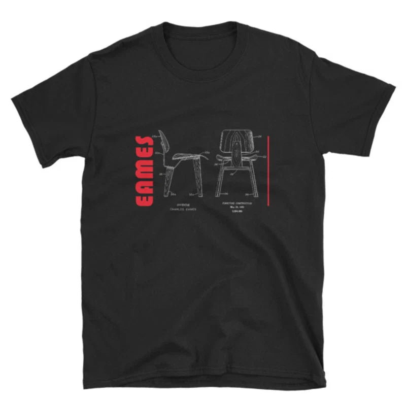 Eames LCW design sketch - limited edition original design t-shirt Unisex T-shirt, Sweatshirt, Hoodie, Long Sleeve Tee - T-Shirt, Sweatshirt, Hoodie
