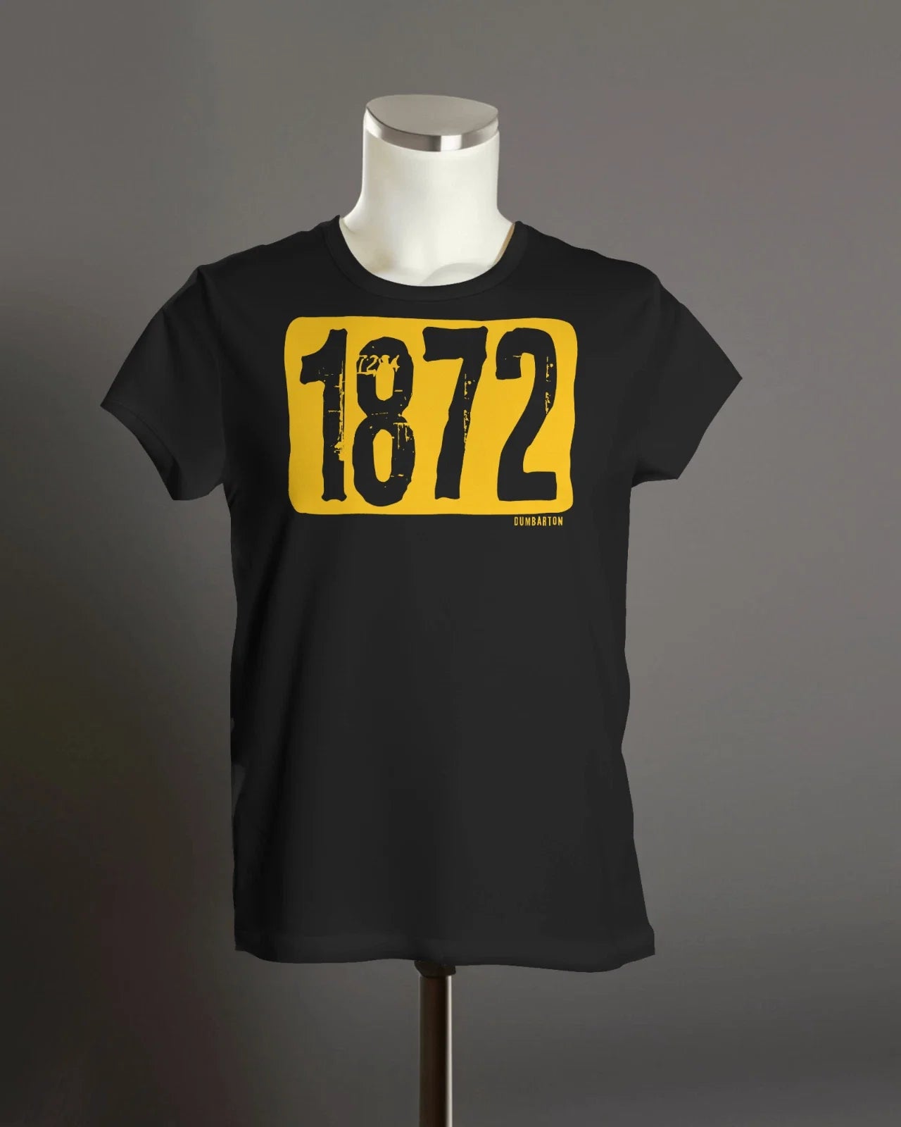 DUMBARTON 1872 T Shirt | Founded | Organic Unisex | Grunge Unisex T-shirt, Sweatshirt, Hoodie, Long Sleeve Tee - T-Shirt, Sweatshirt, Hoodie