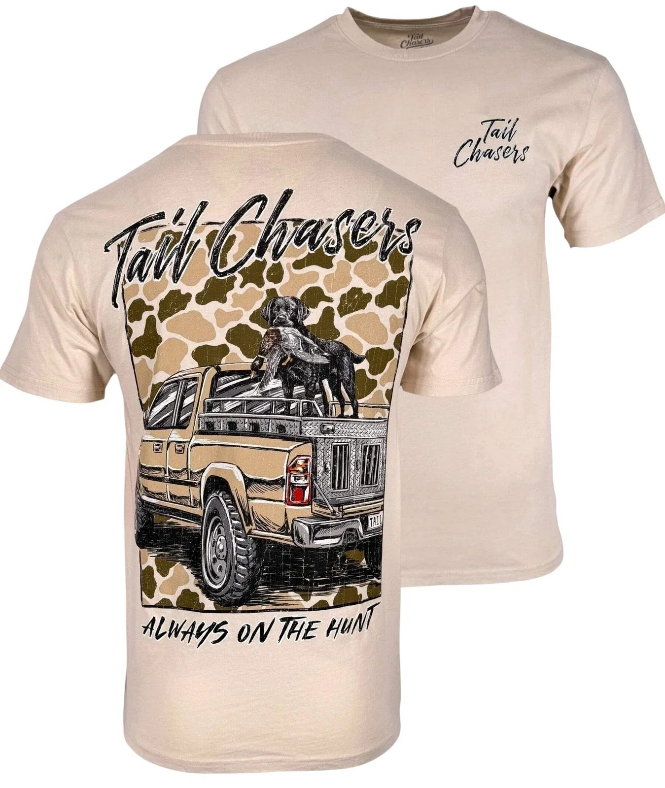 Tail Chasers Club Mens T-shirt On The Hunt Unisex T-shirt, Sweatshirt, Hoodie, Long Sleeve Tee - T-Shirt, Sweatshirt, Hoodie