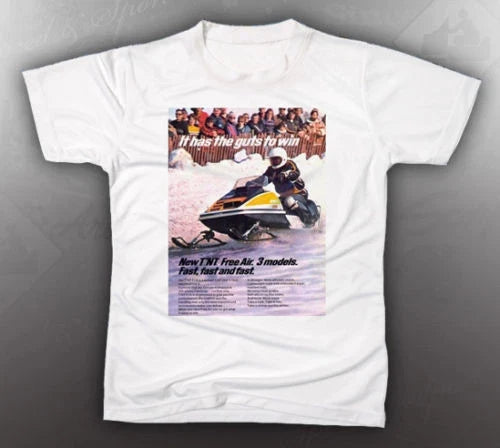 VINTAGE SKI-DOO 1974 TNT 400 TEE-SHIRT LIKE NOS Unisex T-shirt, Sweatshirt, Hoodie, Long Sleeve Tee - T-Shirt, Sweatshirt, Hoodie