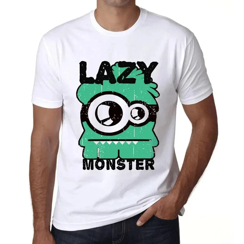 Heren Grafisch T-Shirt Luie Monster  Lazy Monster  Eco-vriendelijk Grappige Unisex T-shirt, Sweatshirt, Hoodie, Long Sleeve Tee - T-Shirt, Sweatshirt, Hoodie